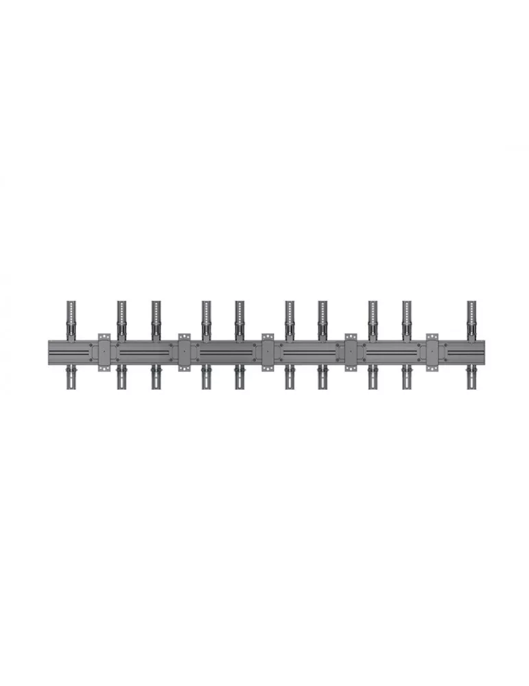 MULTIBRACKETS 6008 Support mural inclinable Multibrackets Wallmount Pro MBW5U - 5 écrans 40"-65" VESA Max 400x400