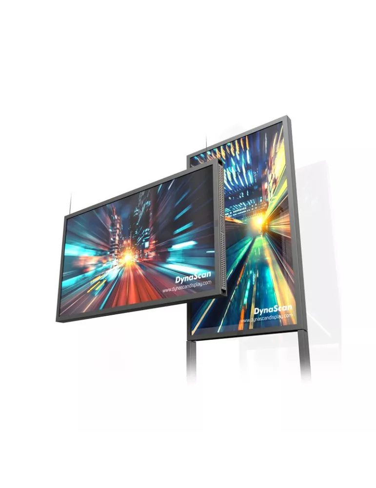 DYNASCAN DW551DR4 55  Doppelseitiger Monitor Hohe Helligkeit LCD   D-LED Full HD 3000 1000 cd m² 24 7 DYNASCAN DYNDW551DR4 | M