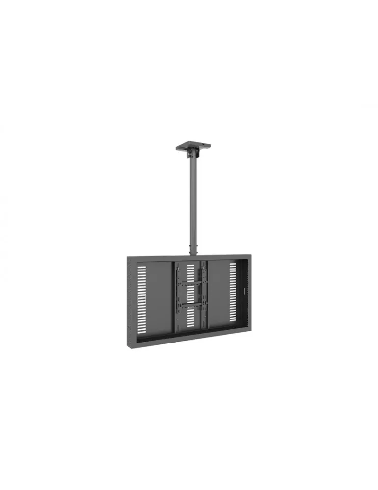 MULTIBRACKETS 5018 Caisson avec support plafond Multibrackets Enclosure 32  Ceiling Small Black MULTIBRACKETS MUL5018 | MusicG