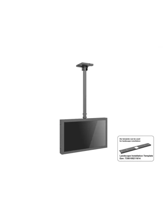 MULTIBRACKETS 5018 Caisson avec support plafond Multibrackets Enclosure 32  Ceiling Small Black MULTIBRACKETS MUL5018 | MusicG