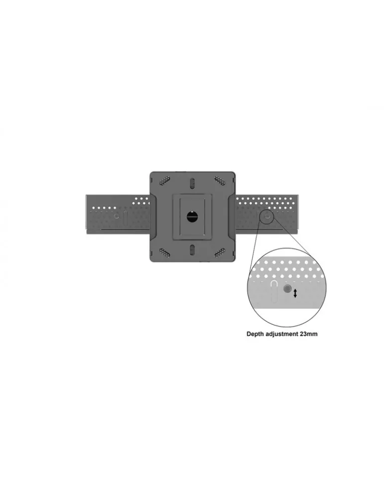 MULTIBRACKETS 5018 Caisson avec support plafond Multibrackets Enclosure 32  Ceiling Small Black MULTIBRACKETS MUL5018 | MusicG