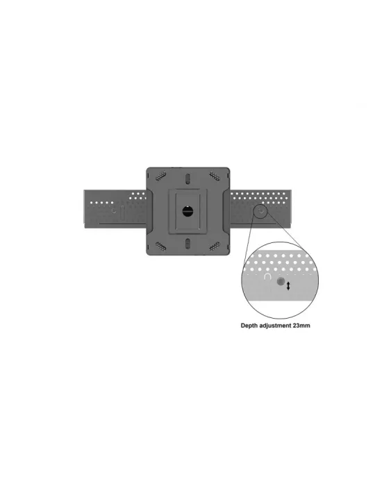 MULTIBRACKETS 5018 Caisson avec support plafond Multibrackets Enclosure 32  Ceiling Small Black MULTIBRACKETS MUL5018 | MusicG