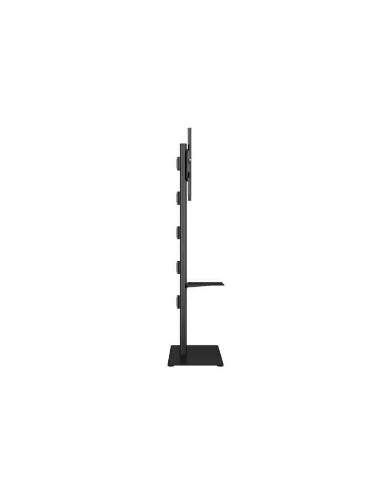 MULTIBRACKETS 6862 Bodenständer   Regal inkl. Multibrackets Display Stand 180 Single Black w Floorbase Shelf - Bildschirm 24 -