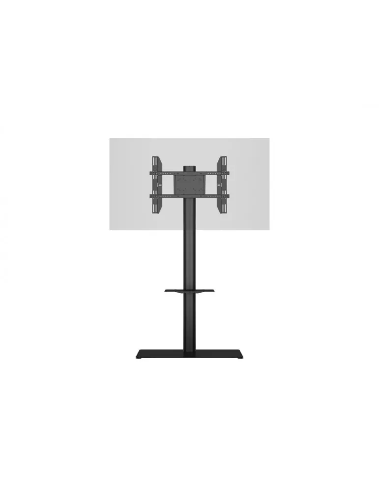 MULTIBRACKETS 6862 Bodenständer   Regal inkl. Multibrackets Display Stand 180 Single Black w Floorbase Shelf - Bildschirm 24 -