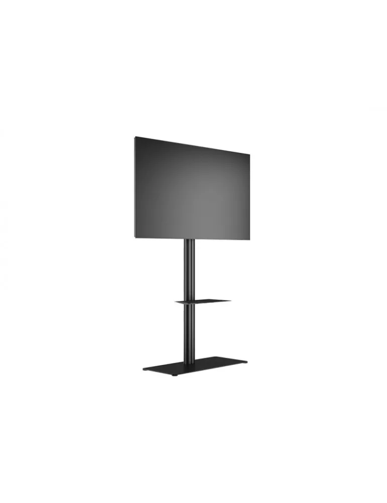 MULTIBRACKETS 6862 Support sol + étagère inclus Multibrackets Display Stand 180 Single Black w Floorbase/Shelf - écran 24"-65" 
