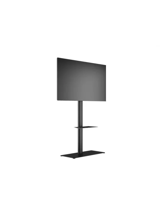 MULTIBRACKETS 6862 Bodenständer   Regal inkl. Multibrackets Display Stand 180 Single Black w Floorbase Shelf - Bildschirm 24 -