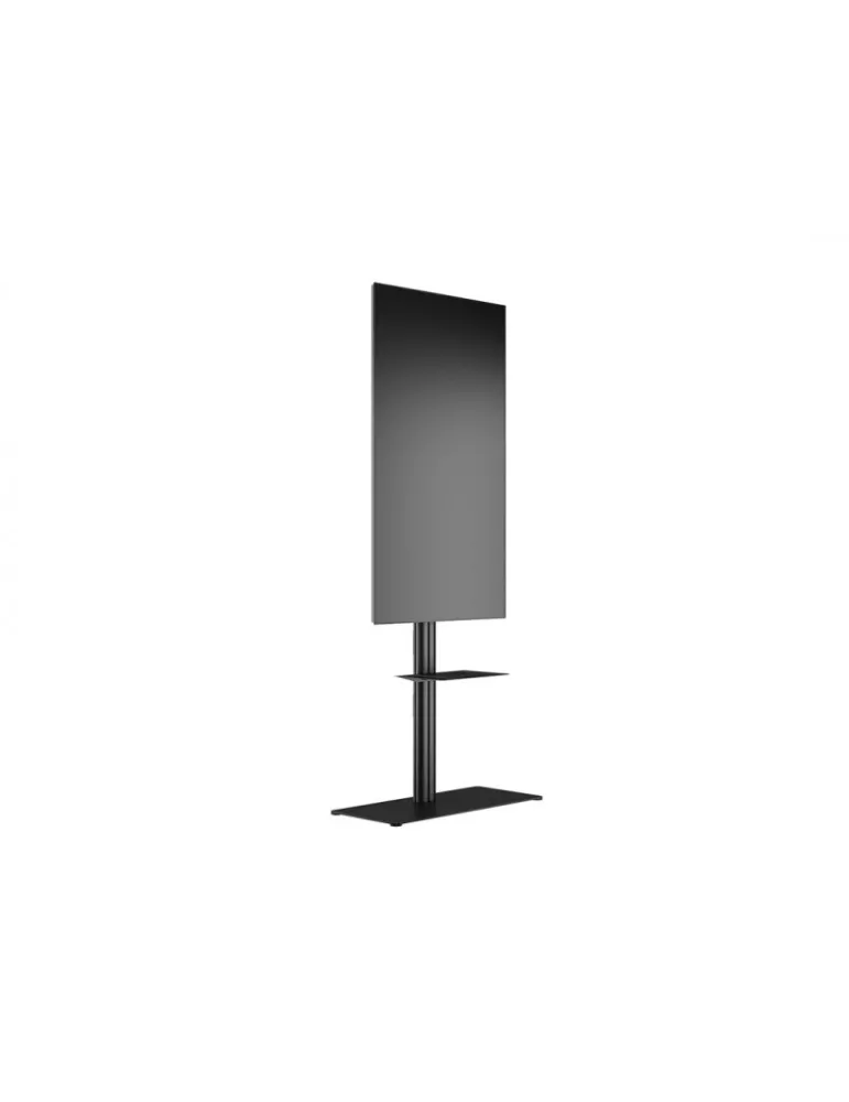 MULTIBRACKETS 6862 Soporte de suelo   estante incluido Soporte de pantalla Multibrackets 180 Single Negro con base de suelo es