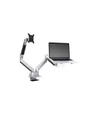 MULTIBRACKETS 1904 Table stand with computer support Multibrackets Gas Lift Arm Dual Arm w. Laptop Holder - 15 - 32  screen VE