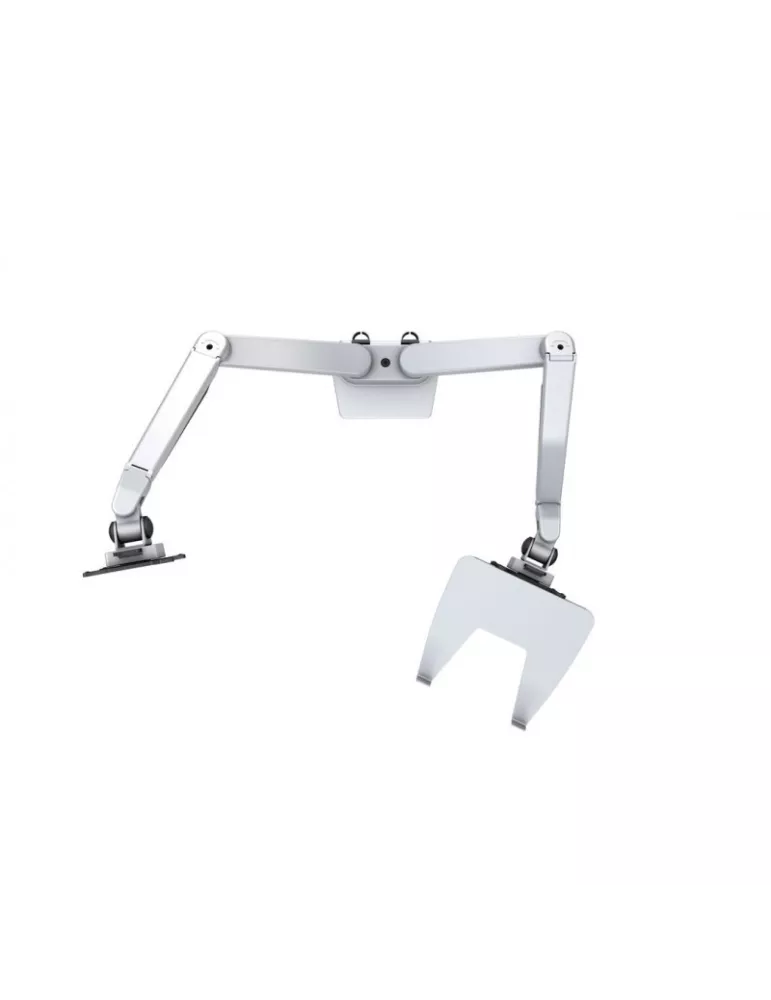 MULTIBRACKETS 1904 Table stand with computer support Multibrackets Gas Lift Arm Dual Arm w. Laptop Holder - 15 - 32  screen VE