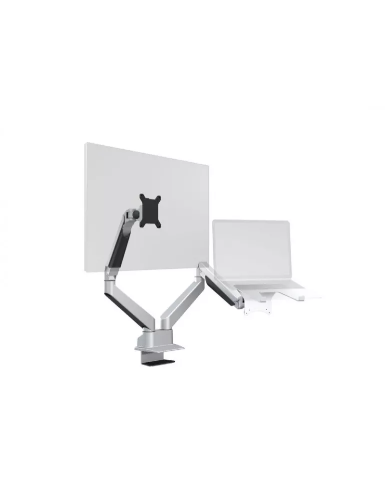 MULTIBRACKETS 1904 Tischständer mit Computerhalterung Multibrackets Gas Lift Arm Dual Arm w. Laptop Holder - Bildschirm 15 - 3