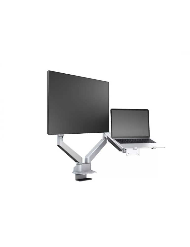 MULTIBRACKETS 1904 Support de table avec support ordinateur Multibrackets Gas Lift Arm Dual Arm w. Laptop Holder - écran 15"- 3