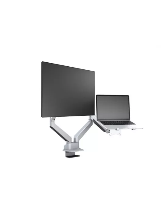MULTIBRACKETS 1904 Table stand with computer support Multibrackets Gas Lift Arm Dual Arm w. Laptop Holder - 15 - 32  screen VE