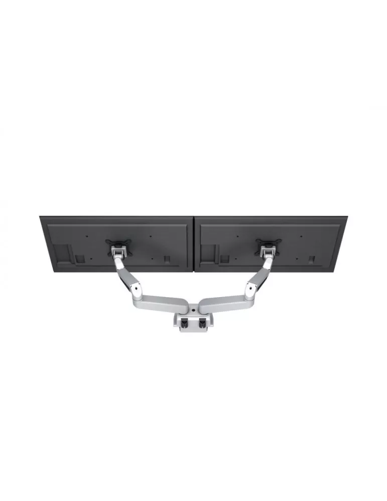 MULTIBRACKETS 1904 Table stand with computer support Multibrackets Gas Lift Arm Dual Arm w. Laptop Holder - 15 - 32  screen VE