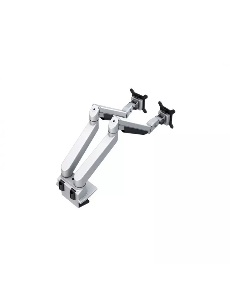 MULTIBRACKETS 1904 Support de table avec support ordinateur Multibrackets Gas Lift Arm Dual Arm w. Laptop Holder - écran 15"- 3