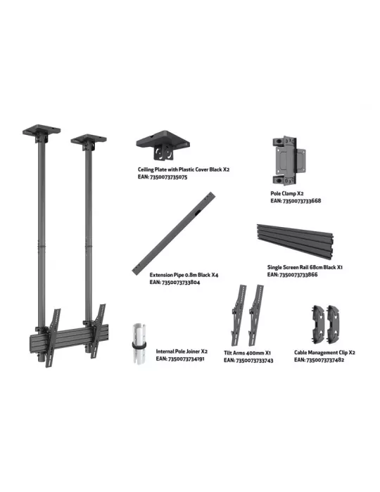 MULTIBRACKETS 4660 Ceiling mount Multibrackets MBC1USD 600 Ceiling Mount Pro - screen 40 -100  VESA Max 600x400 MULTIBRACKETS