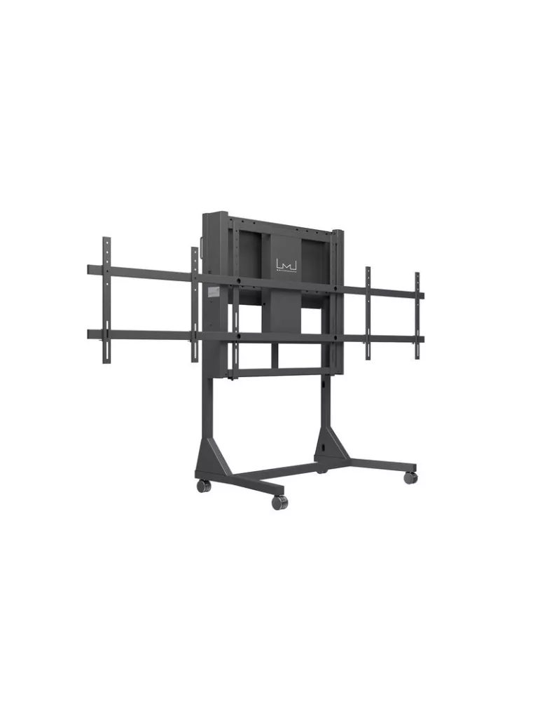 MULTIBRACKETS 0440 Motorisierter Rollständer Multibrackets Motorized Floorstand Dual Screen 160 kg Black SD - 84 -Bildschirm V