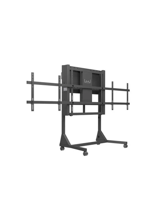 MULTIBRACKETS 0440 Motorisierter Rollständer Multibrackets Motorized Floorstand Dual Screen 160 kg Black SD - 84 -Bildschirm V