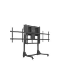 MULTIBRACKETS 0440 Motorisierter Rollständer Multibrackets Motorized Floorstand Dual Screen 160 kg Black SD - 84 -Bildschirm V