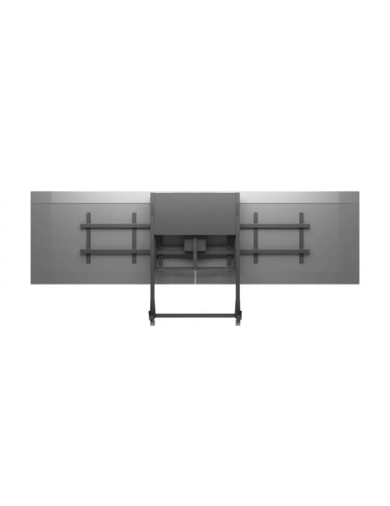 MULTIBRACKETS 0440 Support à roulettes motorisé Multibrackets Motorized Floorstand Dual Screen 160 kg Black SD - écran 84  VES