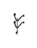 MULTIBRACKETS 7235 Support de table quadruple Multibrackets Gas Lift Arm Quad pour écran 15"- 32" Charge 10Kg Vesa Max 100x100