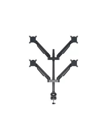 MULTIBRACKETS 7235 Support de table quadruple Multibrackets Gas Lift Arm Quad pour écran 15"- 32" Charge 10Kg Vesa Max 100x100 2