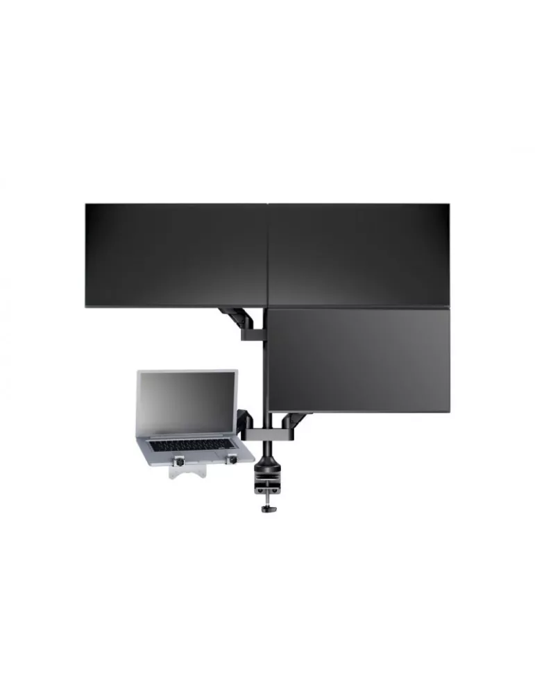 MULTIBRACKETS 7235 Support de table quadruple Multibrackets Gas Lift Arm Quad pour écran 15"- 32" Charge 10Kg Vesa Max 100x100