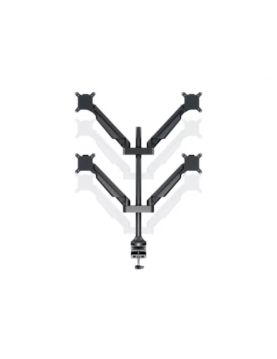 MULTIBRACKETS 7235 Support de table quadruple Multibrackets Gas Lift Arm Quad pour écran 15 - 32  Charge 10Kg Vesa Max 100x100