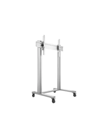 MULTIBRACKETS 2722 Mobiler Ständer Multibrackets Display Stand 180 Dual Pillar Wheelbase Silber - Bildschirm 70 -110  VESA Max