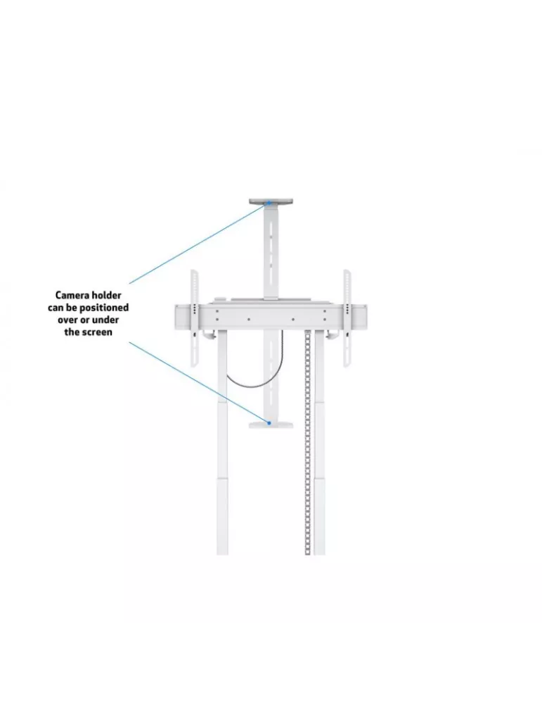 MULTIBRACKETS 6782 Support mobile motorisé  FloorStand Ecran de 42" - 100" - 120kg Vesa Max 800x400 Rack & Support Camera inscl