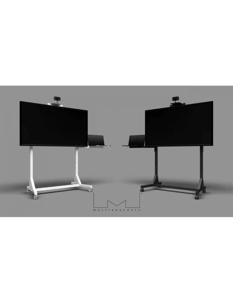 MULTIBRACKETS 2838 Support à roulettes Multibrackets Manual Floorstand 130 kg - écran 55"-110" Blanc Vesa Max 900x600