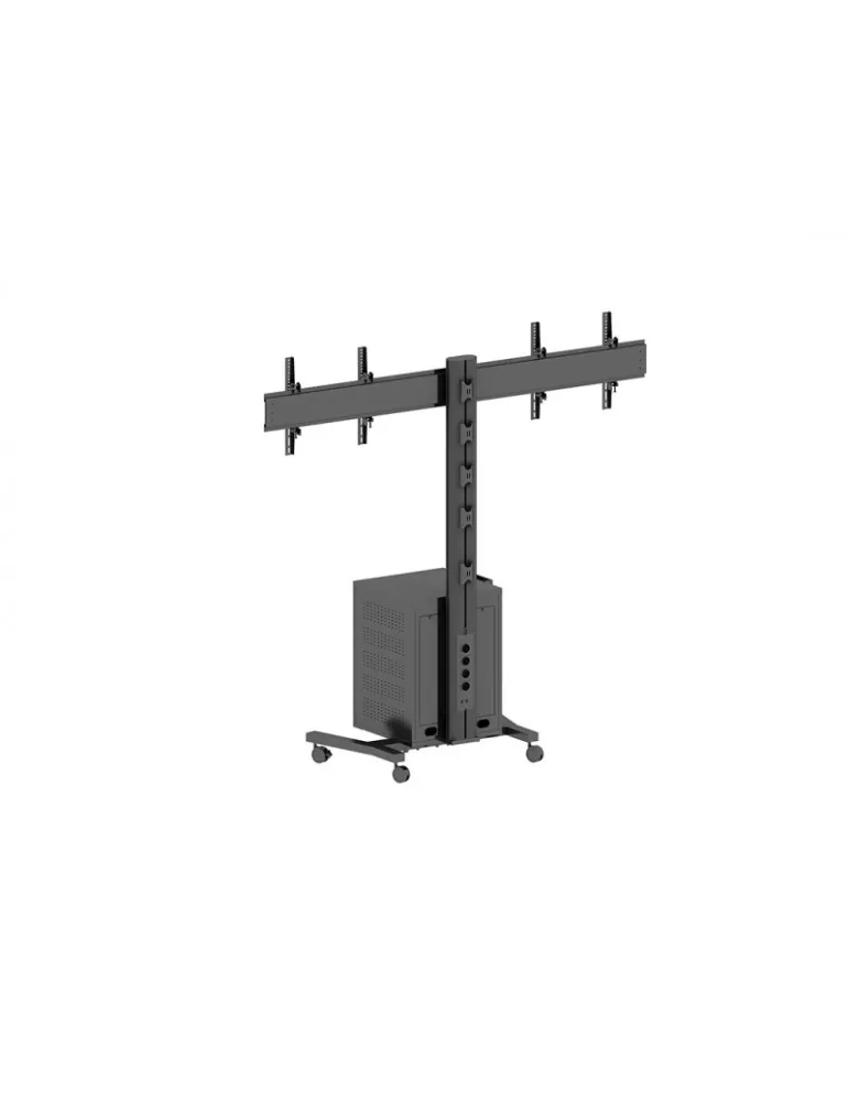 MULTIBRACKETS 7785 Mobiler neigbarer Ständer Multibrackets Public Display Stand 180 Dual MediaBox4 Black - 2 Bildschirme 40 -5