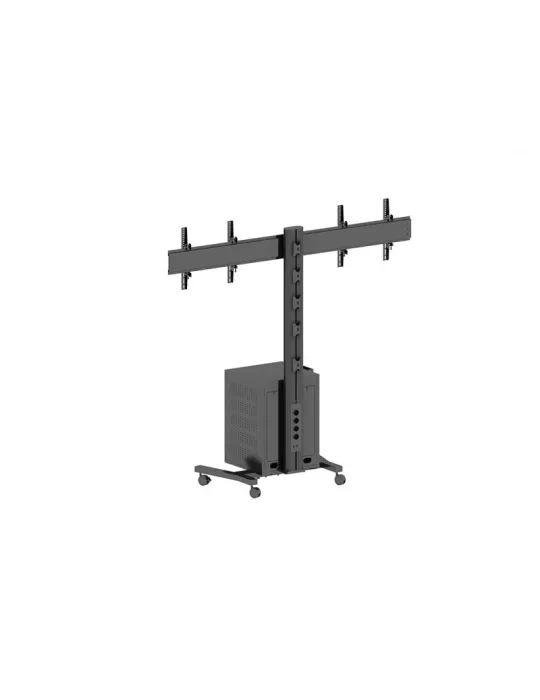 MULTIBRACKETS 7785 Support mobile inclinable Multibrackets Public Display Stand 180 Dual MediaBox4 Black - 2 screens 40 -55  V