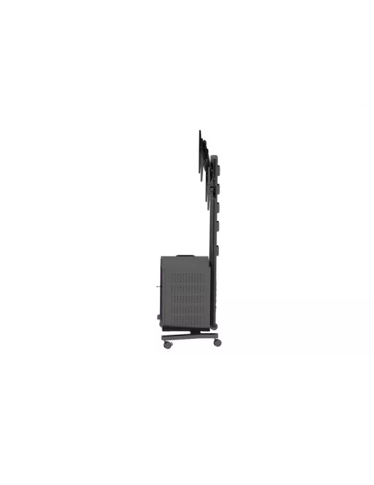 MULTIBRACKETS 7785 Soporte móvil inclinable Multibrackets Public Display Stand 180 Dual MediaBox4 Negro - 2 pantallas 40 -55