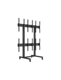 MULTIBRACKETS 1824 Support mobile videowall mode portrait Multibrackets Public Video Wall Stand - 6 screens 40 -55  VESA Max 8