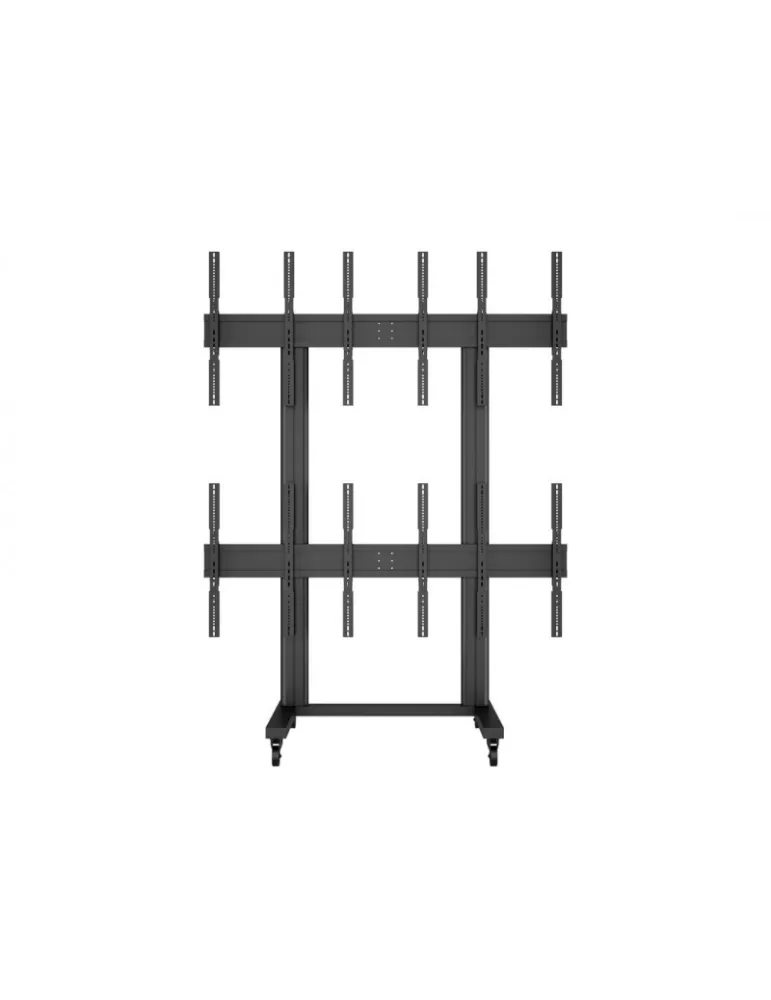 MULTIBRACKETS 1824 Support mobile videowall mode portrait Multibrackets Public Video Wall Stand - 6 screens 40 -55  VESA Max 8