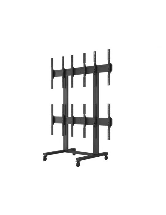 MULTIBRACKETS 1824 Mobile Videowall-Halterung Porträtmodus Multibrackets Public Video Wall Stand - 6 Bildschirme 40 -55  VESA