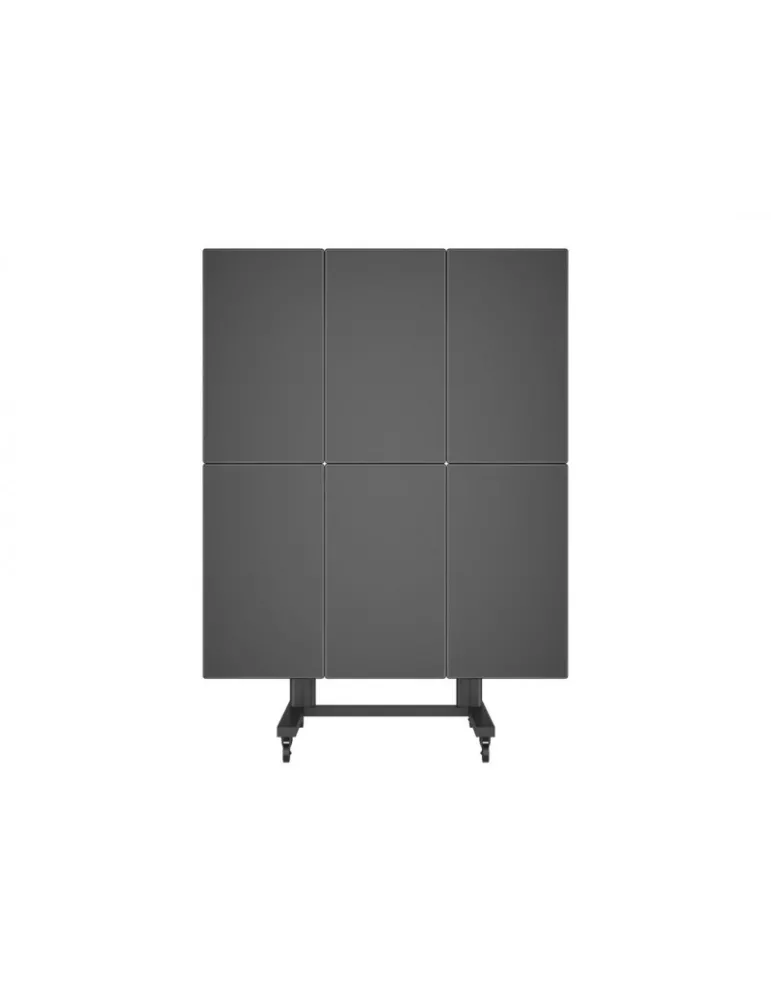 MULTIBRACKETS 1824 Support mobile videowall mode portrait Multibrackets Public Video Wall Stand - 6 écrans 40"-55" VESA Max 800