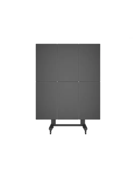MULTIBRACKETS 1824 Soporta videowall móvil en modo retrato Multibrackets Public Video Wall Stand - 6 pantallas 40 -55  VESA Ma