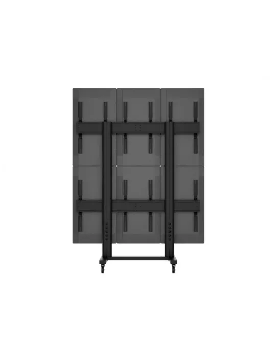 MULTIBRACKETS 1824 Soporta videowall móvil en modo retrato Multibrackets Public Video Wall Stand - 6 pantallas 40 -55  VESA Ma