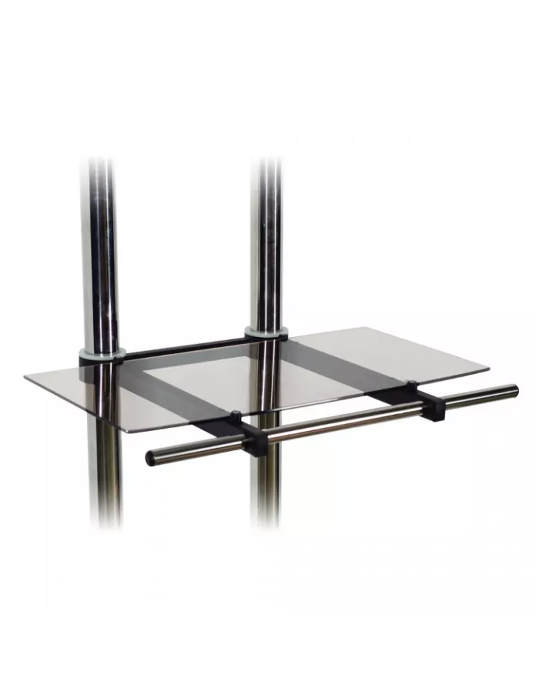 EDBAK TRS2 Estante de cristal C-B (negro) para soporte bitubo EDBAK EDBTRS2 | MusicGoodDeal