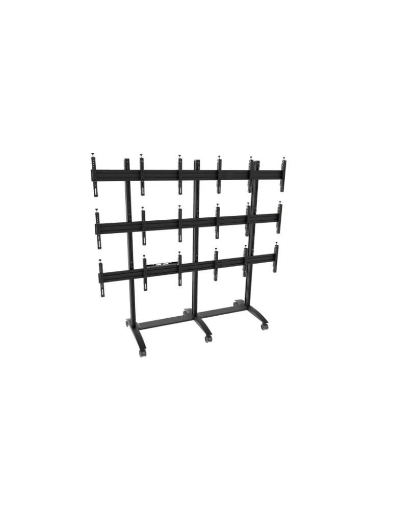 EDBAK VWTA3347L Mobile stand on castors VWTA3347-L (Landscape) 9 screens 42  - 49   EDBAK EDBVWTA3347L | MusicGoodDeal