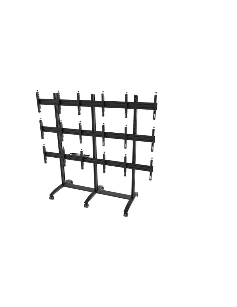 EDBAK VWTA3347L Mobile stand on castors VWTA3347-L (Landscape) 9 screens 42  - 49   EDBAK EDBVWTA3347L | MusicGoodDeal