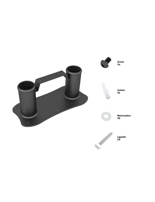 MULTIRACKETS 7222 Base de acero para montaje en el suelo MULTIBRACKETS MUL7222 | MusicGoodDeal