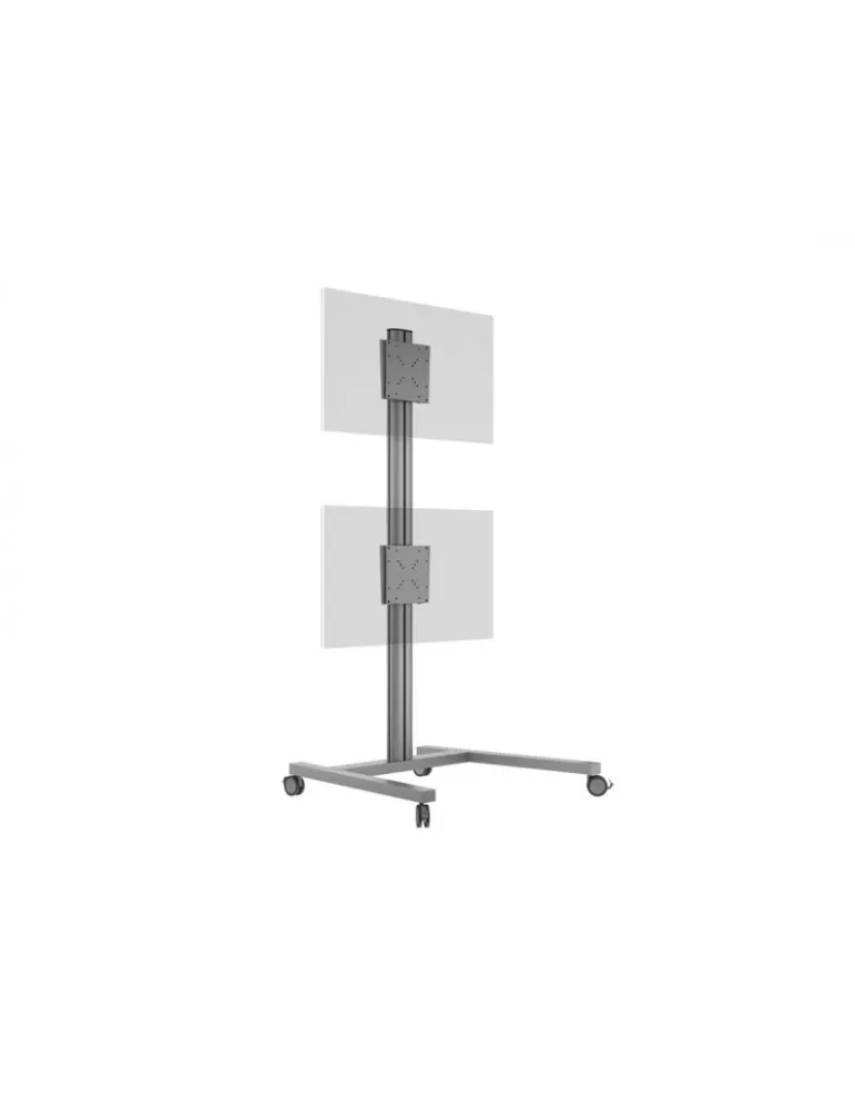 MULTIBRACKETS 2215 Mobile Multibrackets Display Stand 180 Dual Vertical - 2 displays 32 -55  VESA Max 700x400 MULTIBRACKETS MU