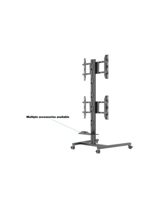 MULTIBRACKETS 2215 Mobile Halterung Multibrackets Display Stand 180 Dual Vertical - 2 Bildschirme 32 -55  VESA Max 700x400 MUL