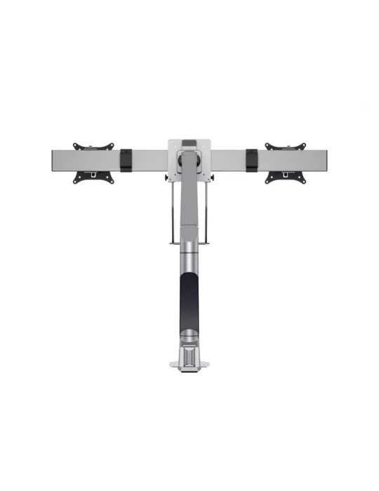MULTIBRACKETS 5938 Gelenkige Tischhalterung Multibrackets Gas Lift Arm Single w. Duo Crossbar - 2 Bildschirme von 15 -28  VESA