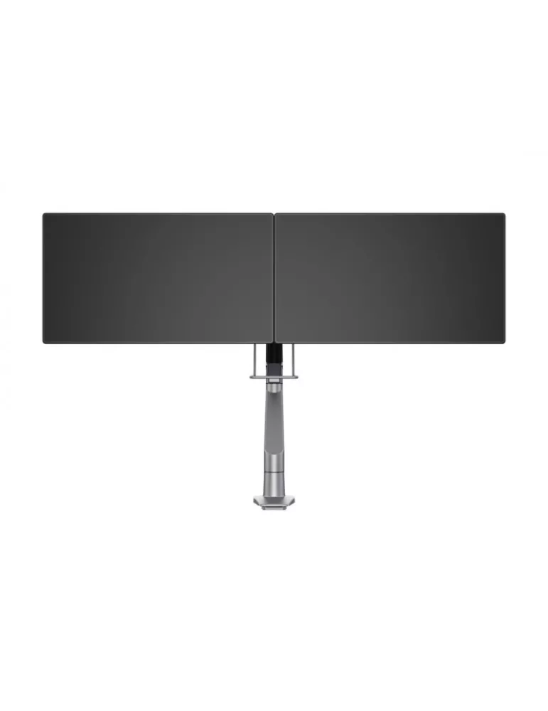 MULTIBRACKETS 5938 Support de table articulé Multibrackets Gas Lift Arm Single w. Duo Crossbar - 2 écrans de 15"- 28" VESA Max 