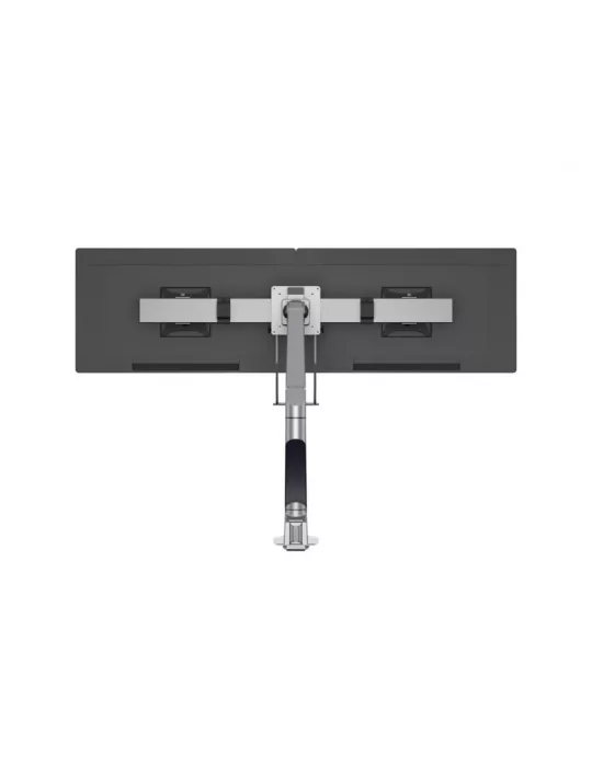 MULTIBRACKETS 5938 Support de table articulé Multibrackets Gas Lift Arm Single w. Duo Crossbar - 2 écrans de 15"- 28" VESA Max 
