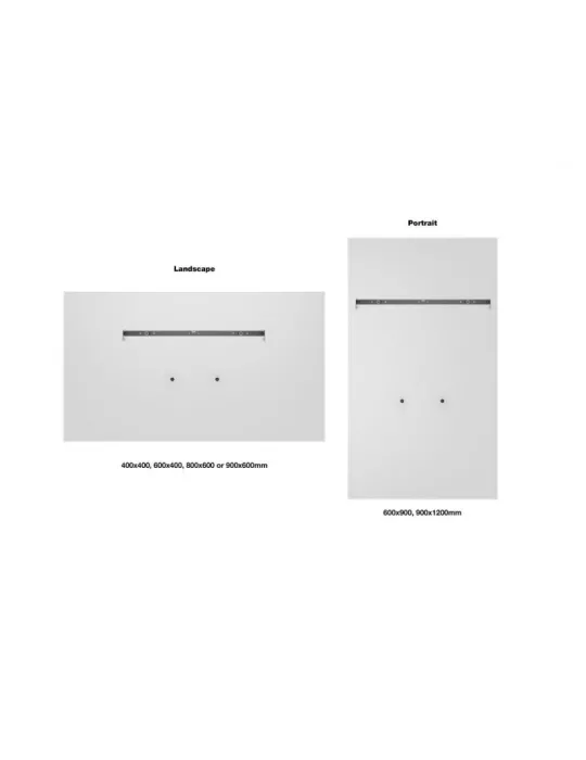 MULTIBRACKETS 4173 Multibrackets secure wall mount for Portrait  65-85  or Landscape  55-75  screens MULTIBRACKETS MUL4173 | M