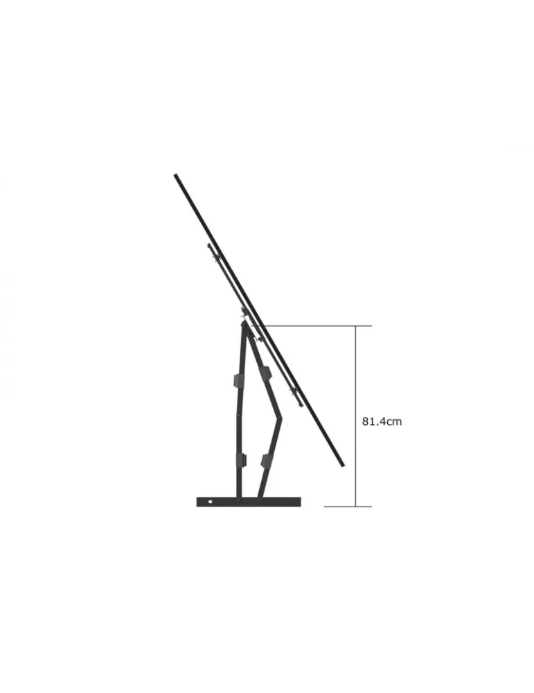 MULTIBRACKETS 6546 Articulated Wall Support Multibrackets Long Reach Arm 910mm HD Dual for LCD Screens 50 -80  - Weight 60kg V